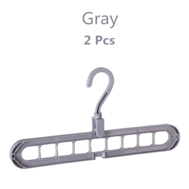 1/2pcs Magic Multi-port Support hangers for Clothes Drying Rack Multifunction Plastic Clothes rack drying hanger Storage Hangers